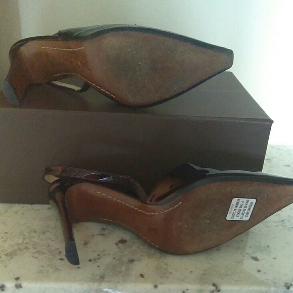 Authentic Louis Vuitton Vernis Slingbacks - Picture 4 of 6